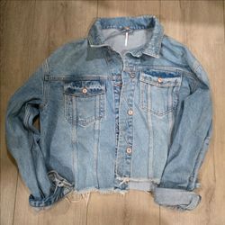 Free People Denim Jacket (L)
