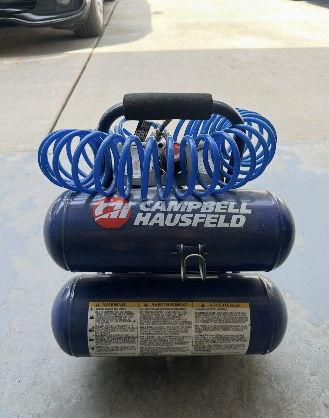 Campbell Hausfeld 100 PSI compressor 