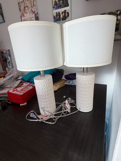 two lamps