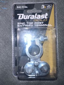 Duralast Gold Zinc Top Post Battery Terminal