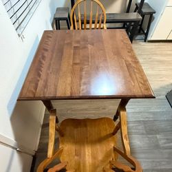 42 Inch Table And Two Captains Chairs