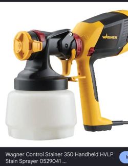Control stainer 350 handheld HVLP stain sprayer