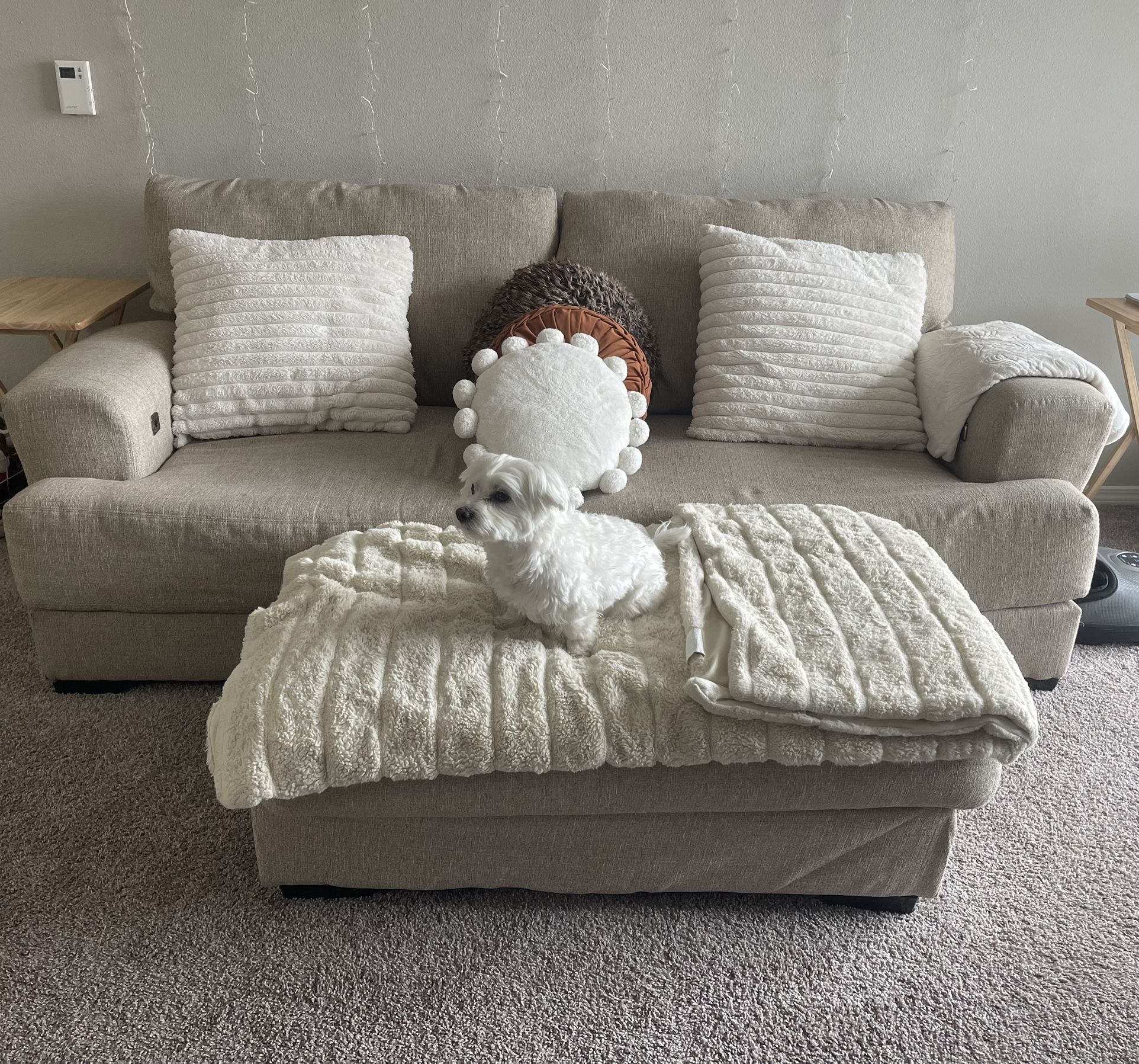 AFW Couch With Ottoman