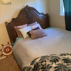 Cherry wood Queen size