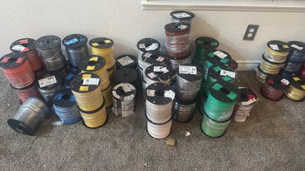 #10 AWG THHN THWN-2 Copper Wire 500ft Rolls – Black, Red, Blue, White, Green, Yellow, Brown, Orange
