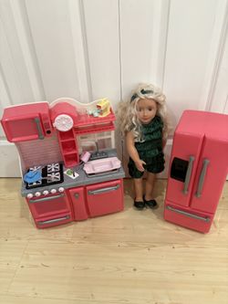 My Generation Doll And Kitchen Set