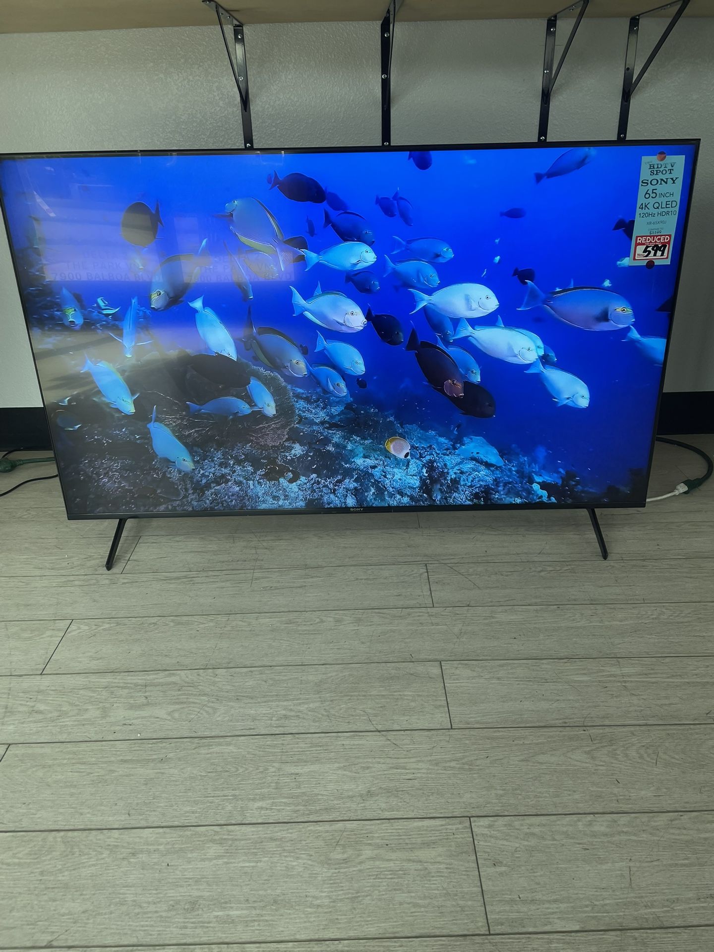 Sony X90J 65 Inch TV: BRAVIA XR QLED 4K Ultra HD Smart Google TV with Dolby Vision HDR XR65X90J