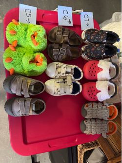 Bundle of toddler shoes size C5, C6, C7