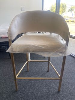 ✨ Modern Velvet Counter Stool – ONLY 1 LEFT! ✅ Brand New