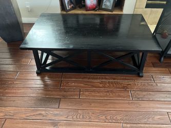 Black coffee table