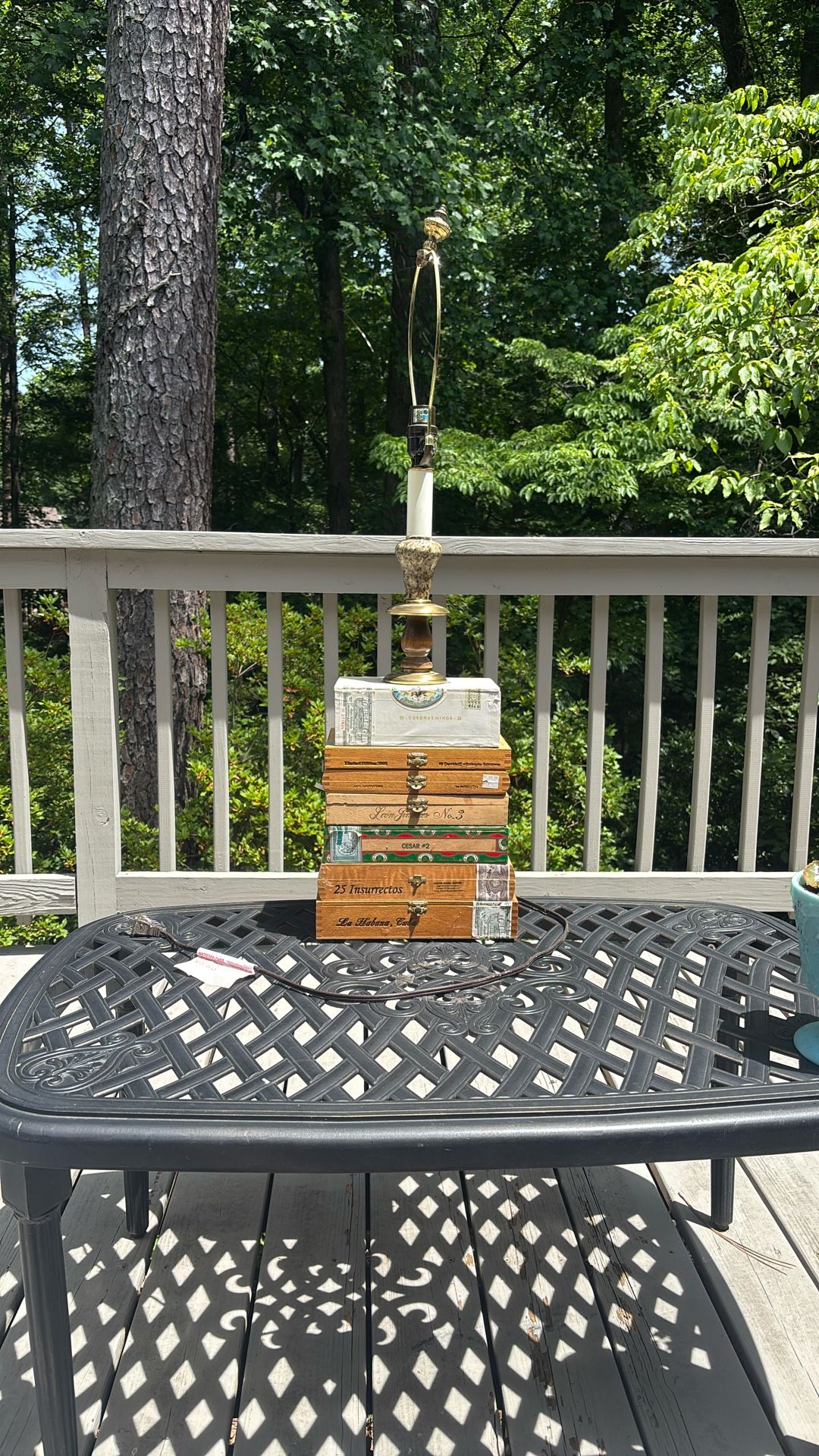 Cigar Box Lamp
