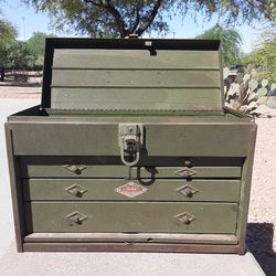 1940's SK TOOL SHERMAN KLOVE 5 Drawer antique toolbox