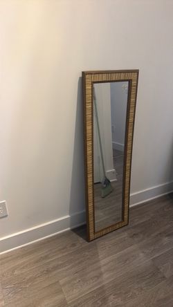 Wooden mirror