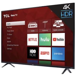 TCL 50” (50S425) Class 4K UHD LED Roku Smart TV 4 Series