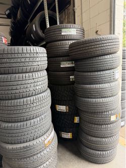 225/65R17 SET OF 4 NEW TIRES WITH INSTALLATION AND BALANCING