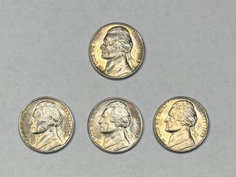 (4) Uncirculated 1973 Jefferson Nickels