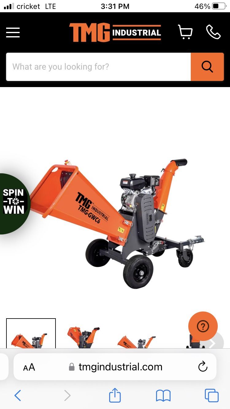 Brand New 6” Wood Chipper - 14HP Kohler - 59 Ave / Bell Rd -