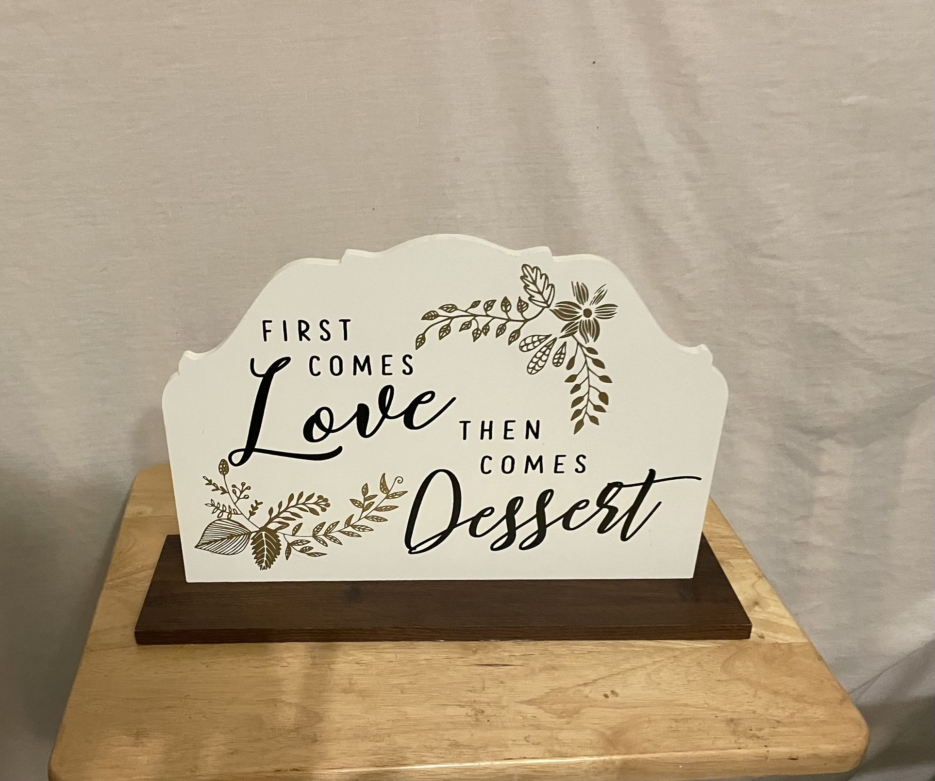 Dessert Sign For Wedding Or Engagement 