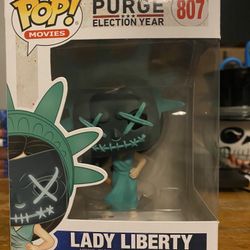 The Purge Lady Liberty Funko Pop New