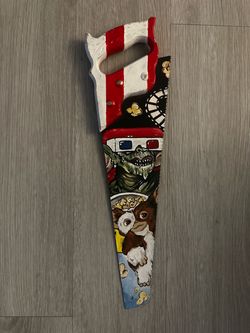 Gremlins Hand-Painted Decorative Saw Art
