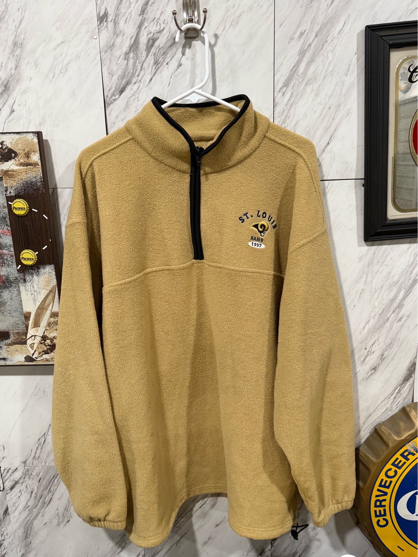 Rams Half zip Sweater