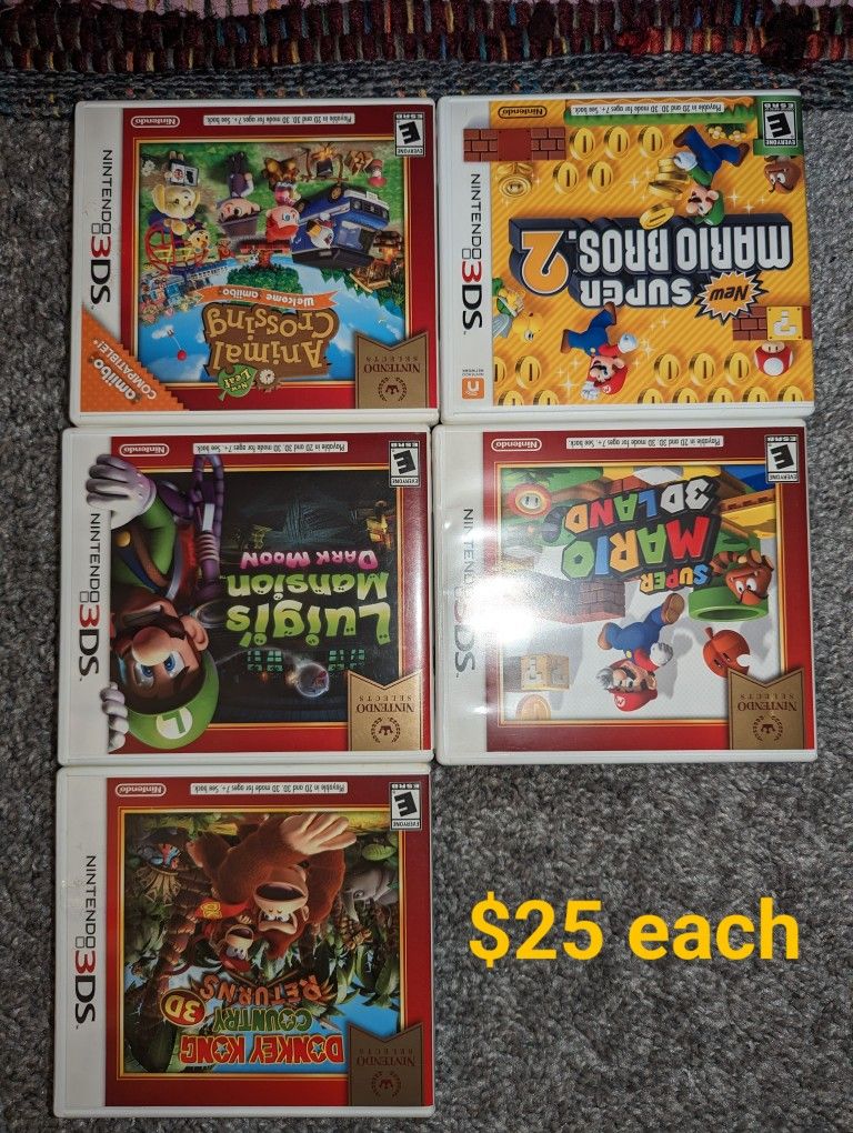 Nintendo 3DS Games 