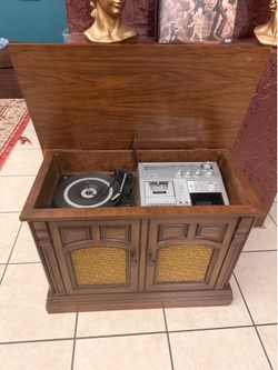 Vintage record player