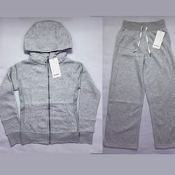 LULULEMON Grey Scuba Set 