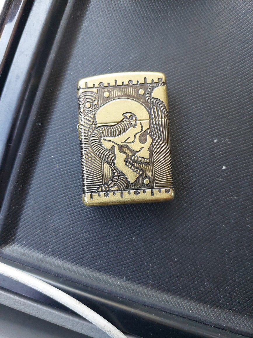 Zippo Steampunk Skull Lighter 60obo