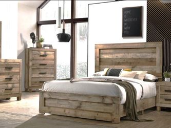 Queen 6pc Bookcase Bed