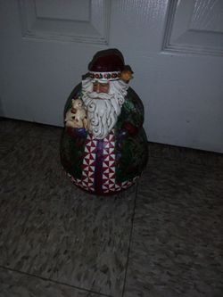 Hand-Painted Santa Claus Figurine