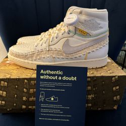 Size 11 Nike Air Jordan 1 Retro Hi OG SP Sail Neutral Grey FD2565-100