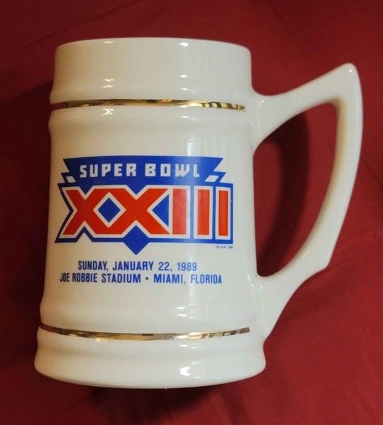 SUPERBOWL XXIII STEIN MUG