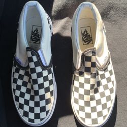 Vans Checkered Slip Ons