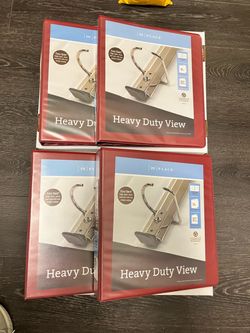 (4) - 3 - Rings Binders - (New)