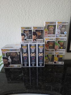 Funko pops one piece/superman
