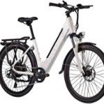 GEN3 - The Stride Step-Thru eBike w/ 45 mi Max Operating Range and 20 MPH Max Speed - White ELM107G3