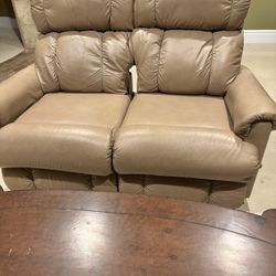 Leather Sofa  Recliner 