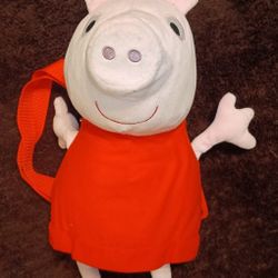 Peppa Pig Plush Backpack 🎒