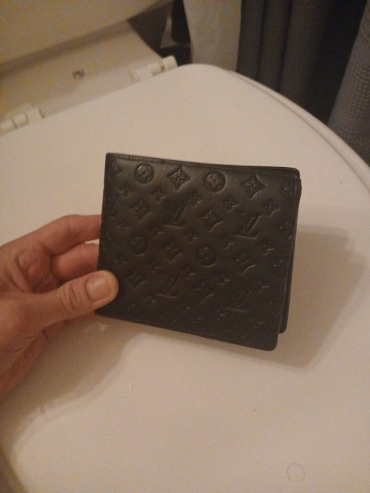 Louis Vuitton Black Leather Wallet
