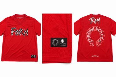 Chrome hearts red jersey