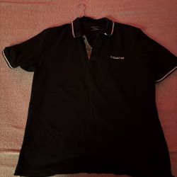 Coach Black Polo Shirt