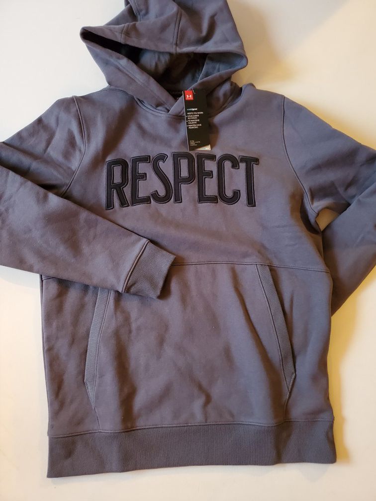 Under armor Respect hoodie grey medium