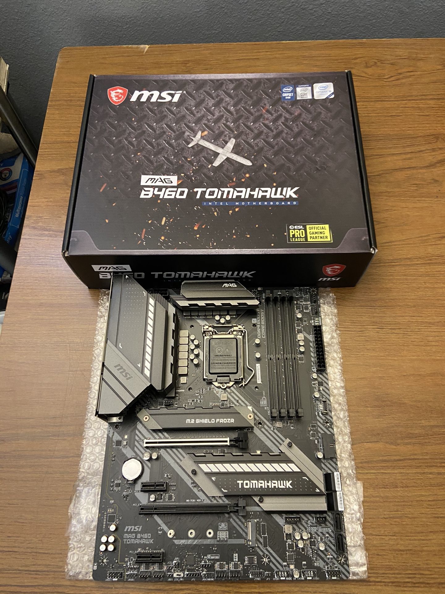 Intel MSI B460 MAG Tomahawk LGA 1200 Socket Gaming ATX Motherboard