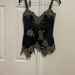 Gorgeous Women’s Beaded Corset Top
