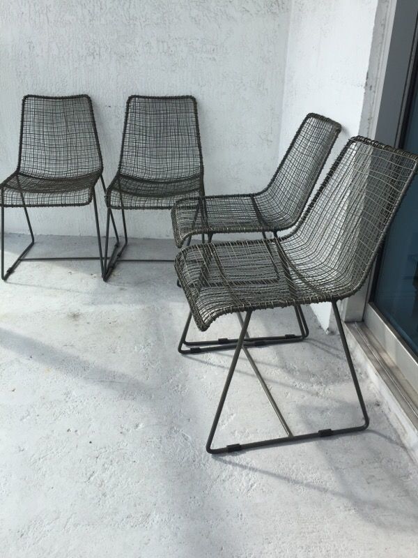 CB2 Reed Chairs (6 Chairs)