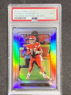 2019 Panini Legacy Premium Silver Prizm #51 Patrick Mahomes PSA 9 MINT Pop 4