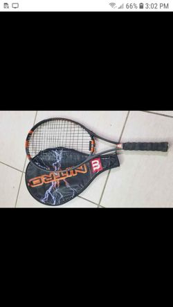 Nitro titanium graphite tennis racket