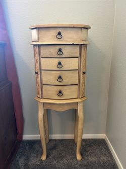 Hand-painted Jewelry Storage Chest and Organizer