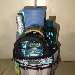 Mothers Day Makeup Bag Basket 